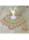 Style Roof New Wedding Necklace Earrings And Tika Bridal Jewellery Latest Collection 1109 PINK